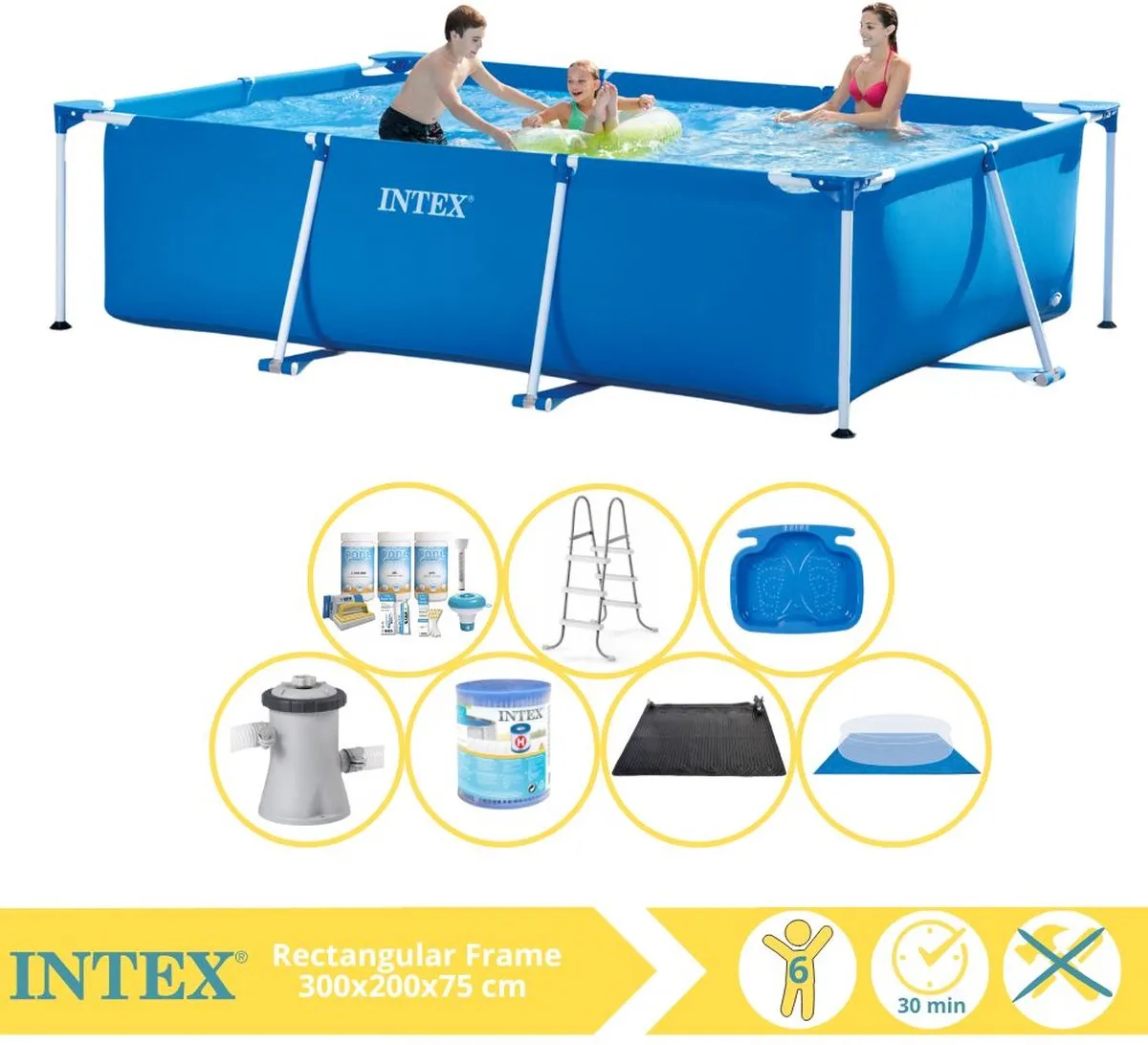 Intex 28272NP Opzetzwembad 300x200x75cm
