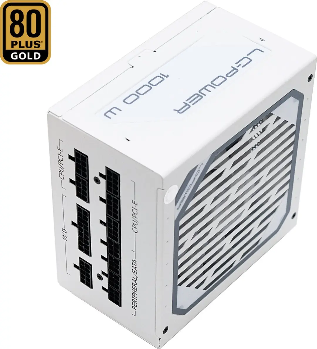 LC Power LC-1000MW-V2.31 1000W PC Voeding - Volledig Modulair - Wit