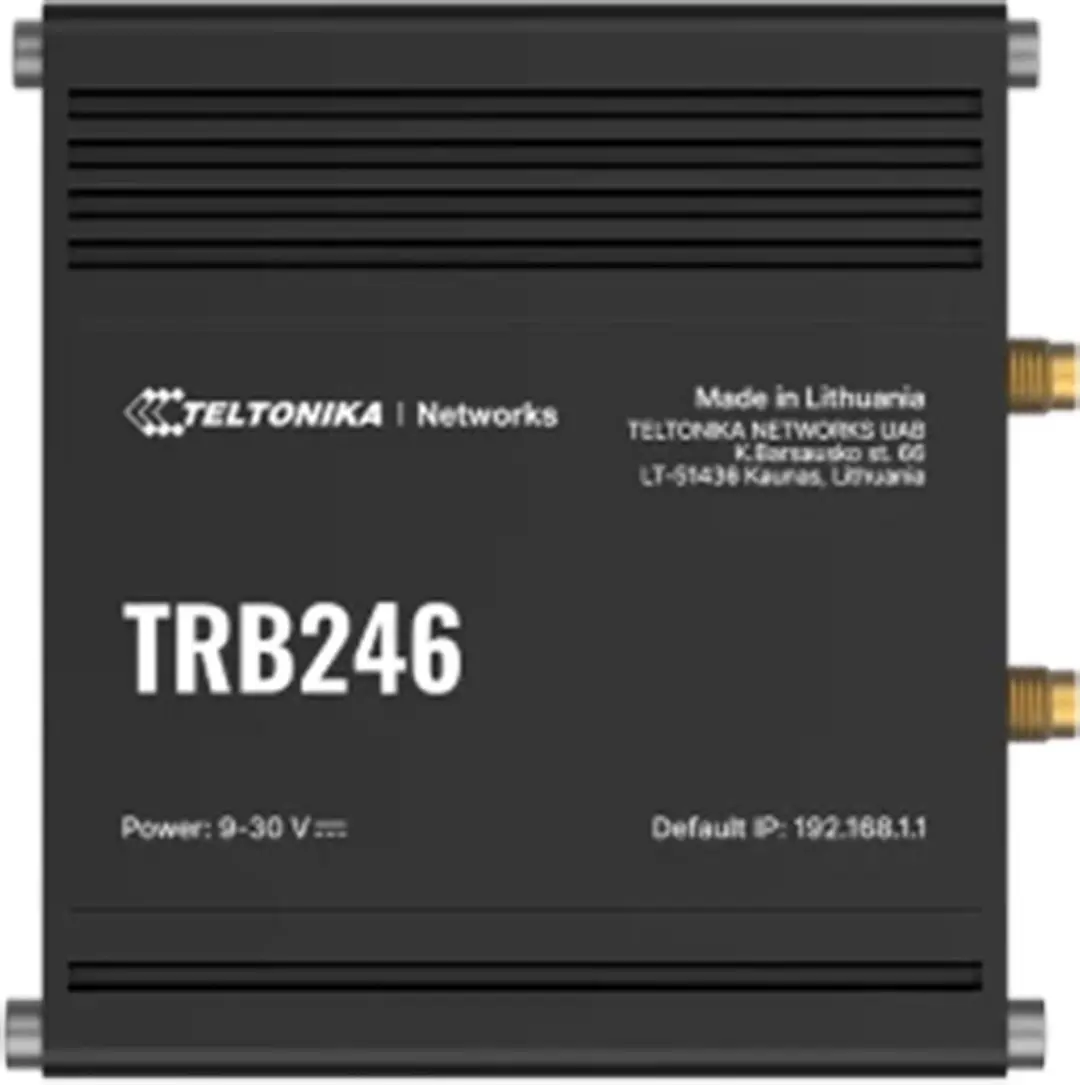 Teltonika TRB246 4G+ Industrieel Gateway - Zwart