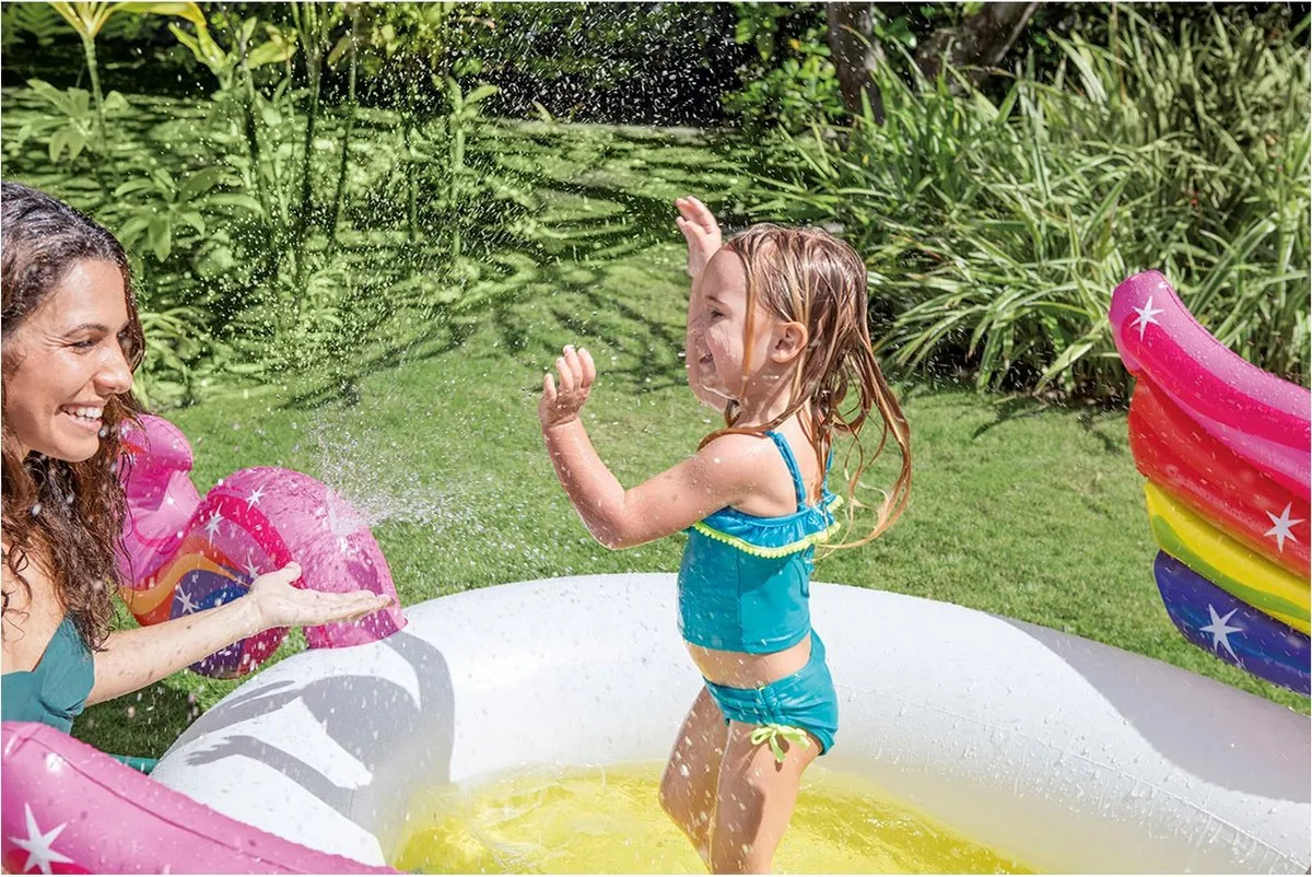 Intex Mystic Unicorn Spray Pool - Multikleur