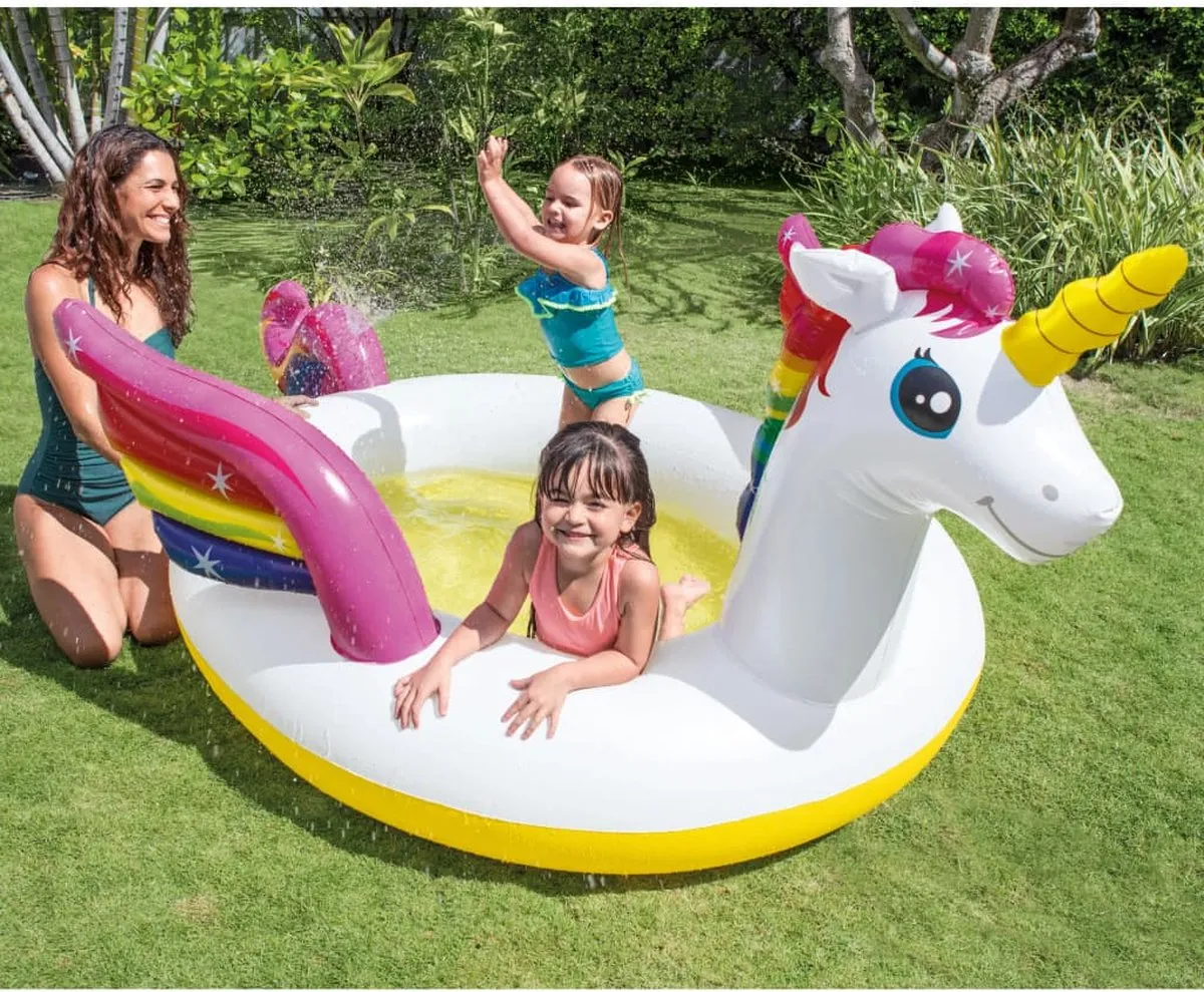 Intex Mystic Unicorn Spray Pool - Multikleur