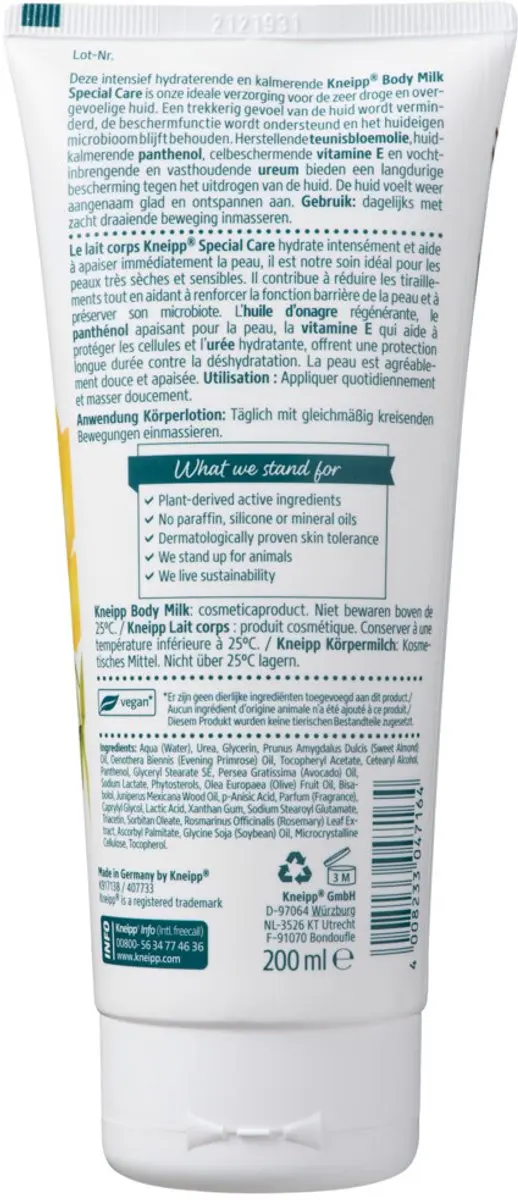 Kneipp Body Milk Special Care 10% Ureum - 400ml (2x200ml)