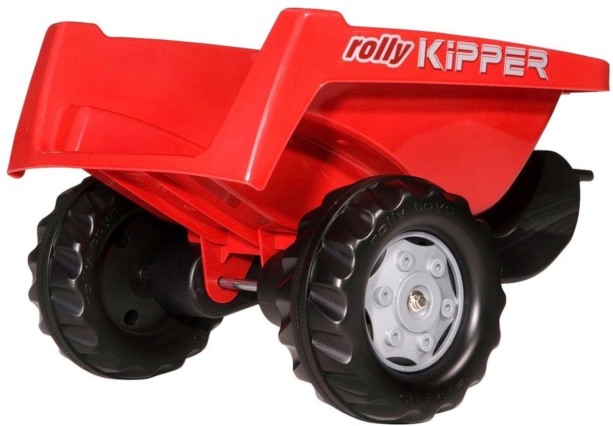 Rolly Toys Aanhanger Rood Rollykipper - Kiepbare aanhanger met dubbelwandig trekoog
