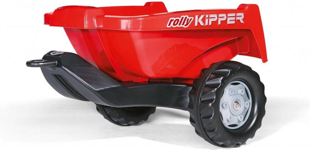 Rolly Toys Aanhanger Rood Rollykipper - Kiepbare aanhanger met dubbelwandig trekoog