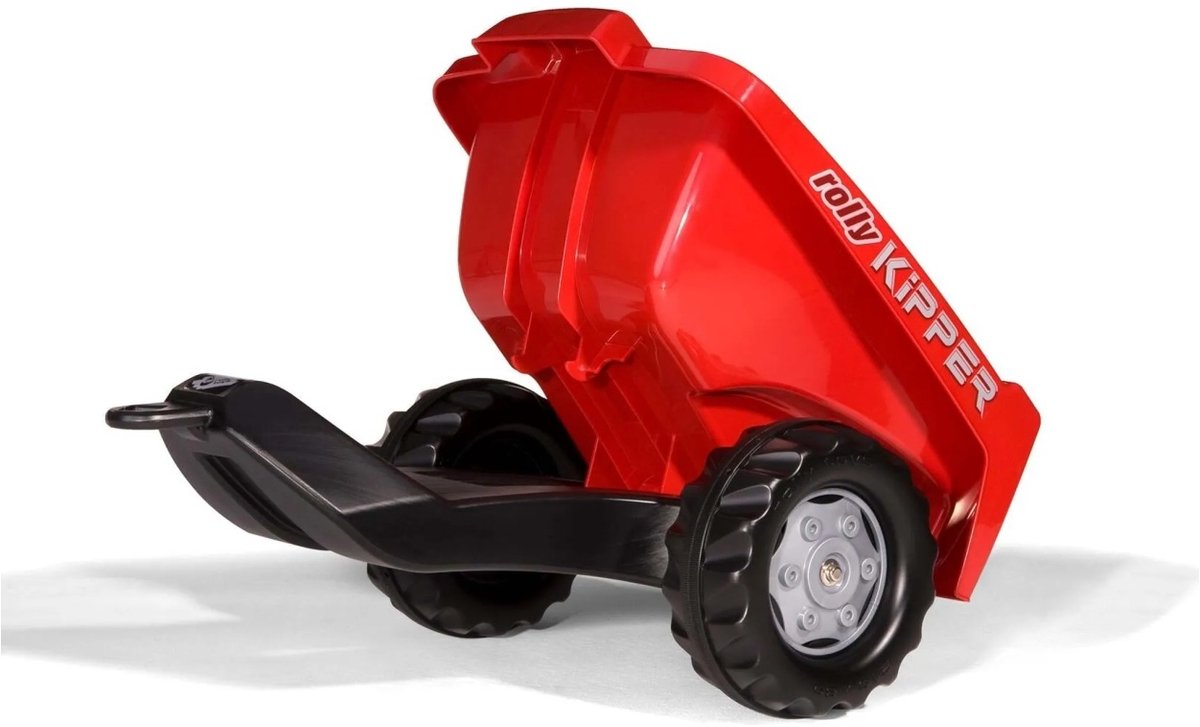 Rolly Toys Aanhanger Rood Rollykipper - Kiepbare aanhanger met dubbelwandig trekoog