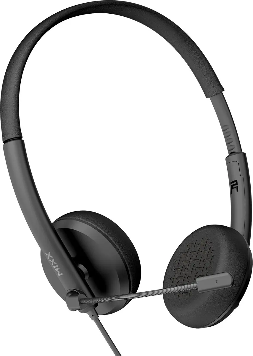 Mixx H1A Bedrade Headset - 3,5mm - Zwart