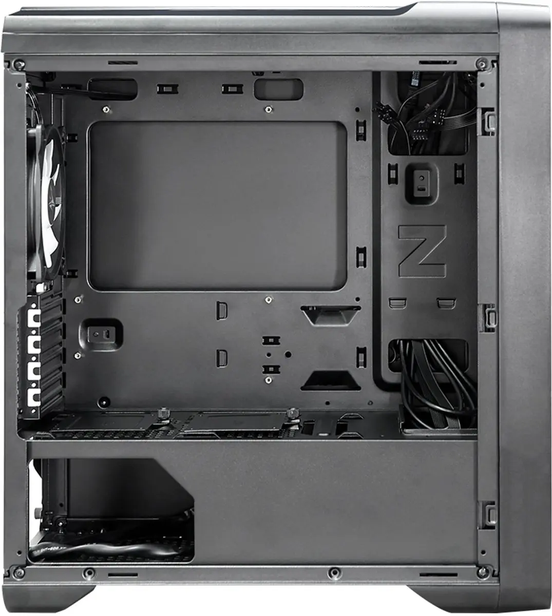 Zalman M3 Plus Black RGB Behuizing - M-ATX - 4x 2.5" / 2x 3.5" - 4 Ventilatoren