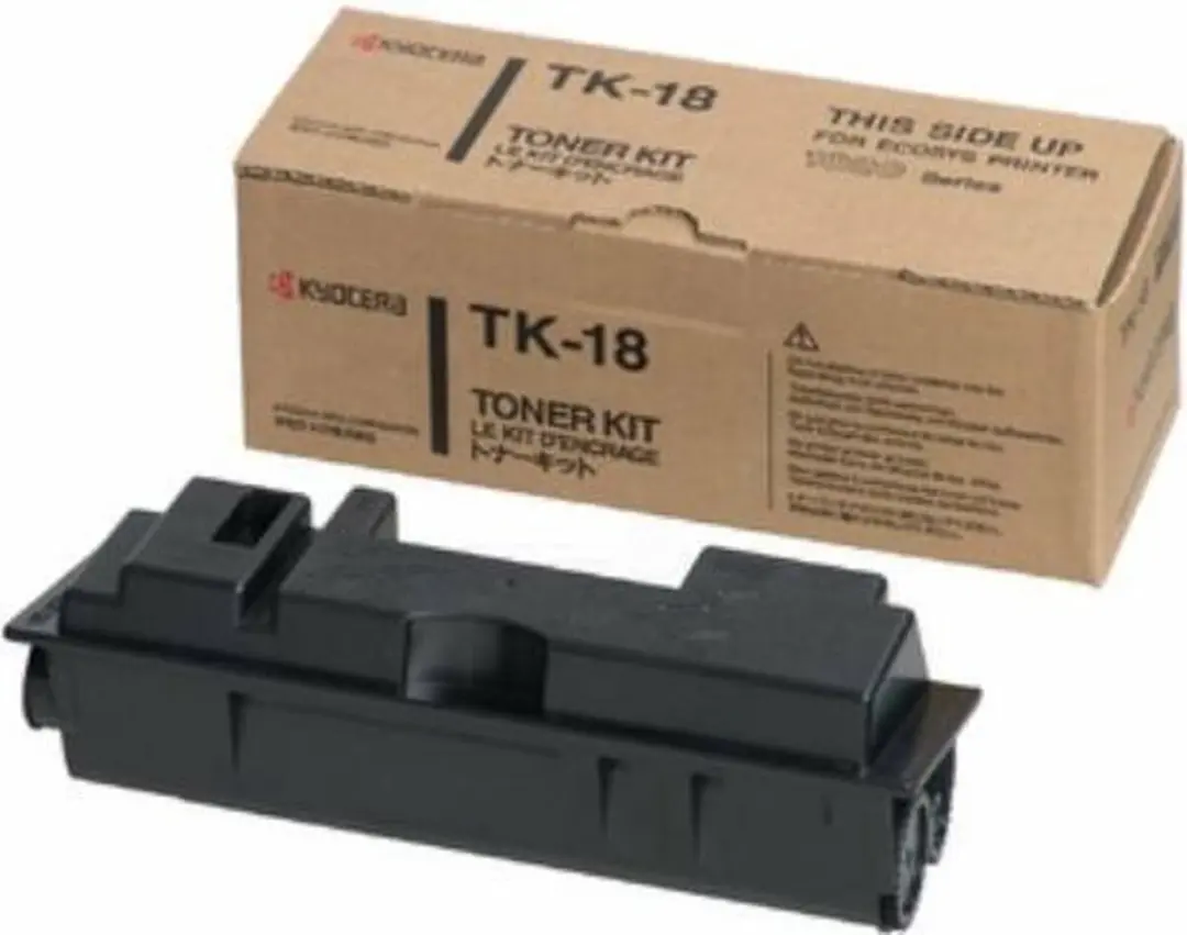 Kyocera TK-18 Tonercartridge - 7200 Pagina's - Zwart