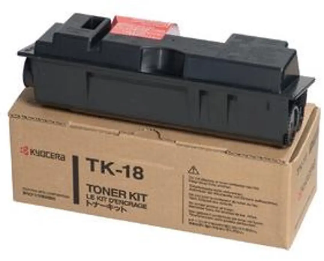 Kyocera TK-18 Tonercartridge - 7200 Pagina's - Zwart