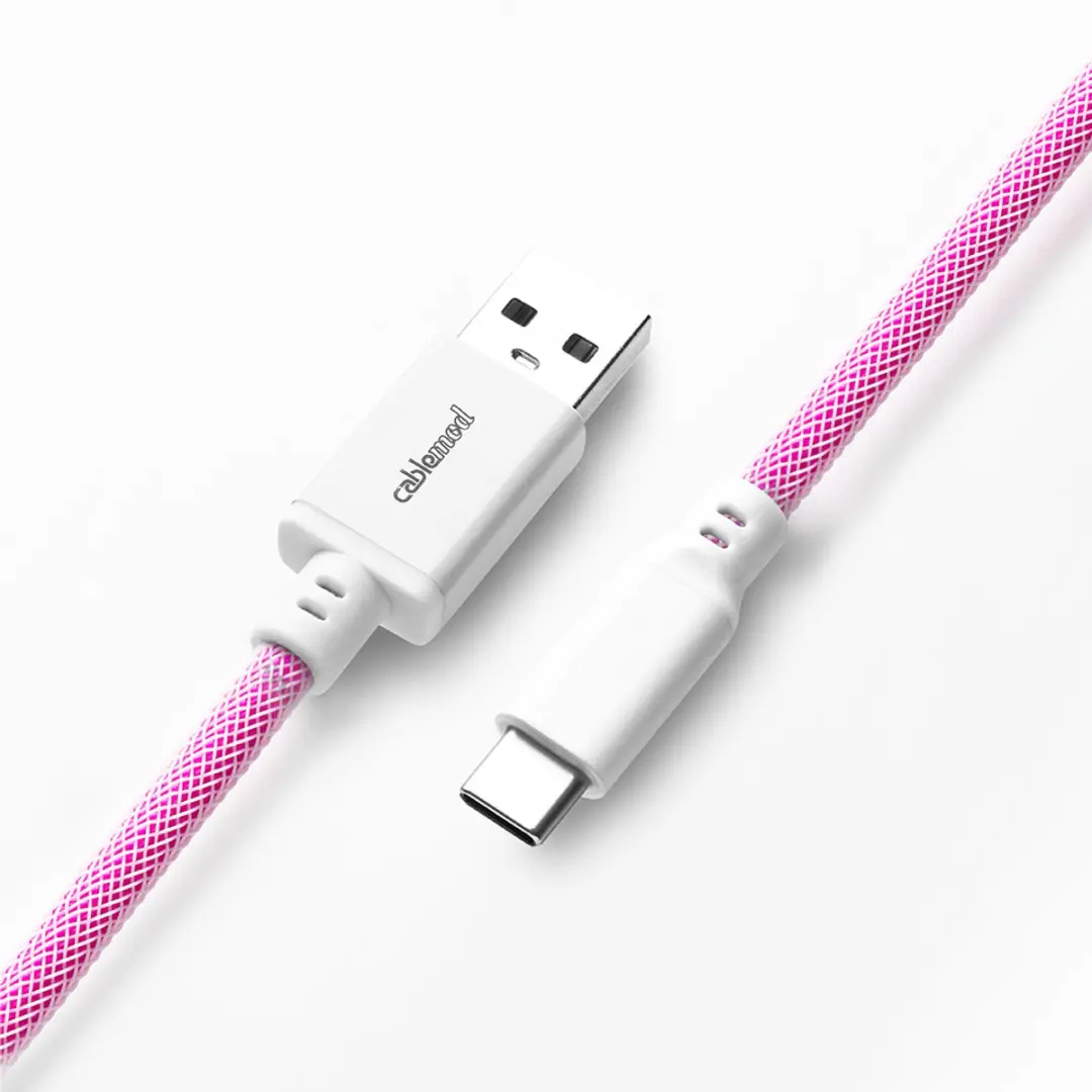 Cablemod CM-CKCA-CW-IW150IW-R USB-kabel 1,5m - A naar C - Roze