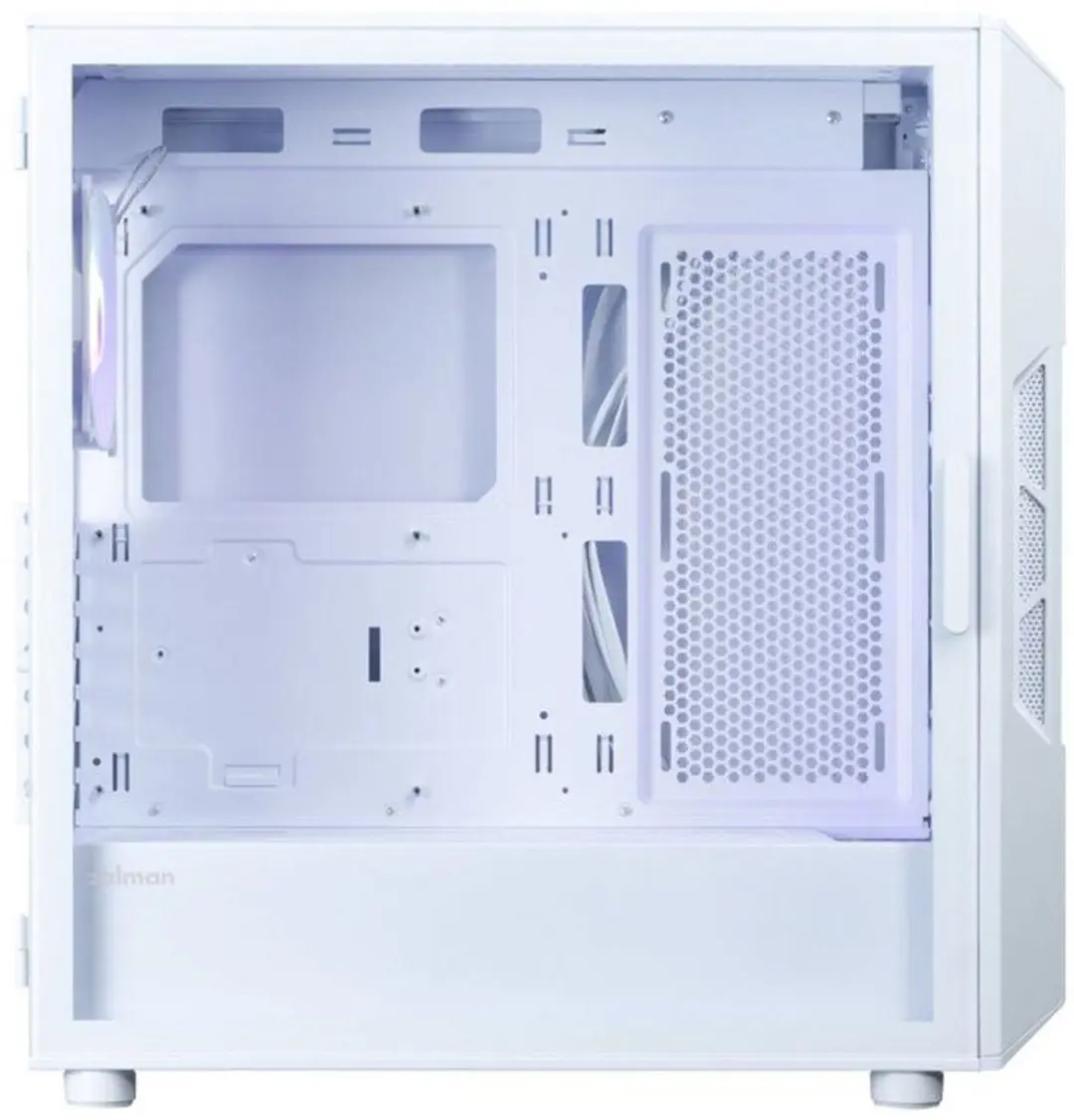 Zalman i3 Neo V2 Mid Tower PC Behuizing - Wit - 4x RGB Ventilatoren