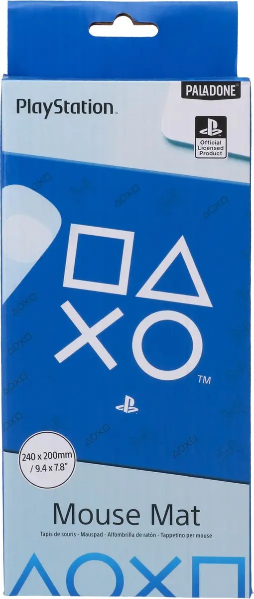 Paladone PlayStation Muismat - Blauw/Wit