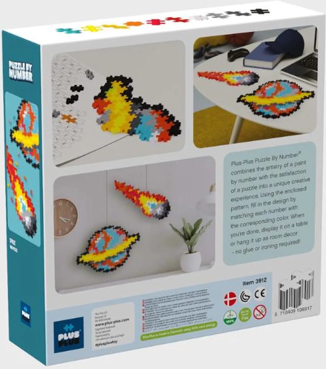 Plus-Plus Puzzle by Number Ruimte 500 Stuks - 3912