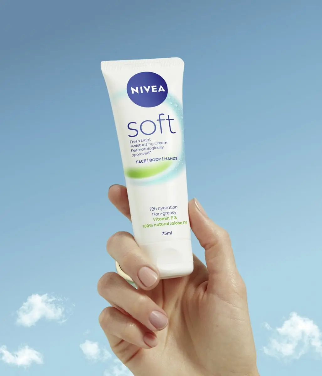 NIVEA Soft Bodycrème 450ml - 6 Stuks
