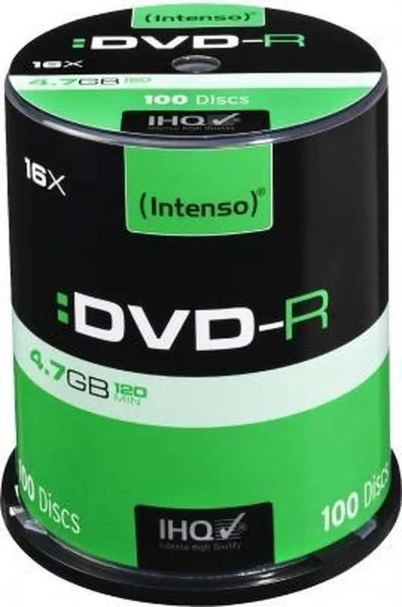 Intenso 4101156 DVD-R 4.7GB - 100 Stuks