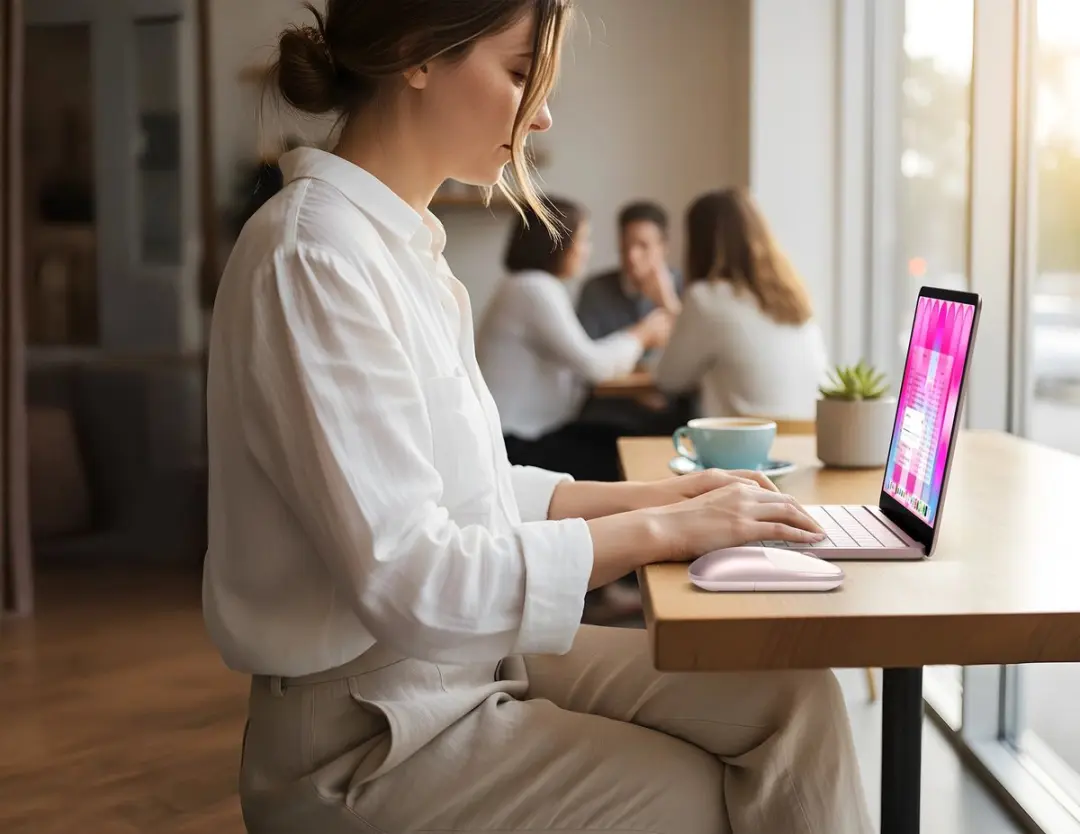 Satechi Slim EX ST-MEXP Draadloze Muis - Bluetooth 5.3 - Roze