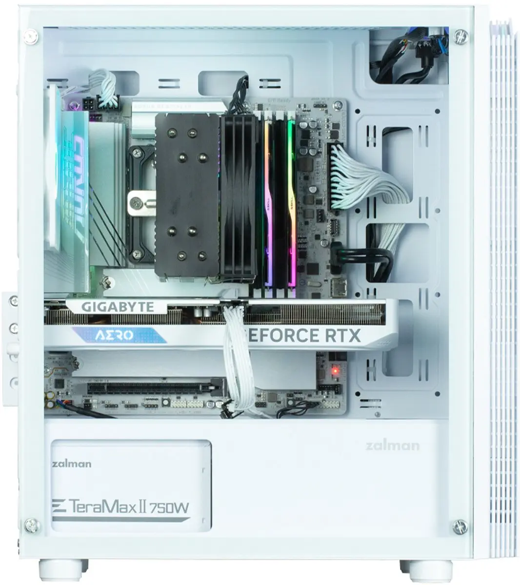 Zalman T4 PLUS Mini Tower - Wit