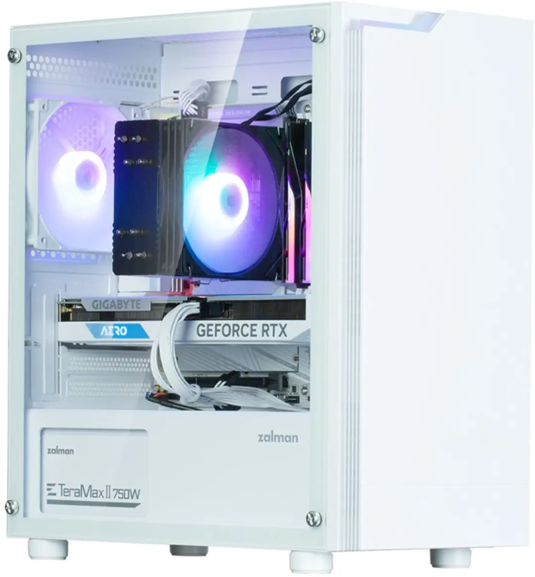 Zalman T4 PLUS Mini Tower - Wit