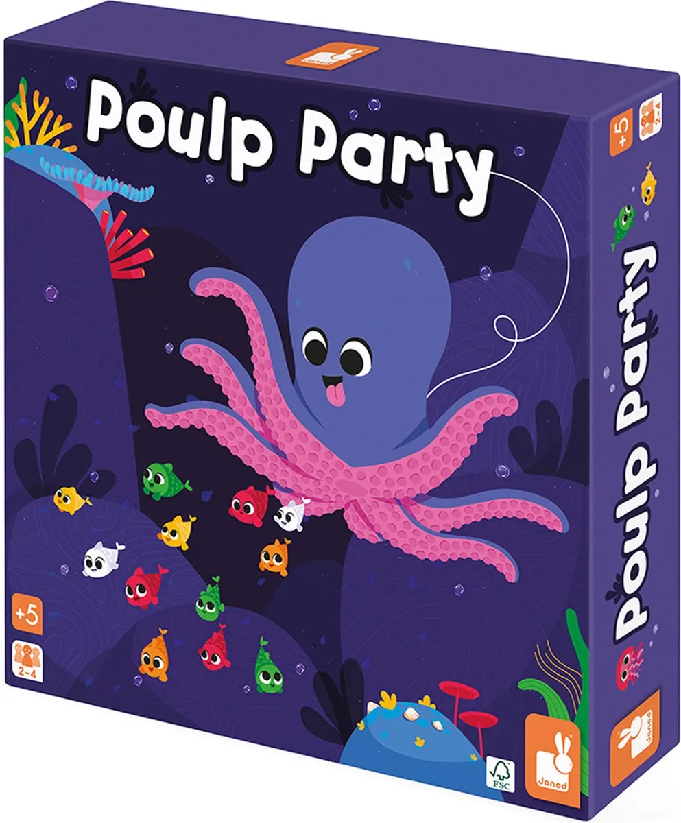Janod Poulp Party Bordspel - 2 Spelers - MPN 2622