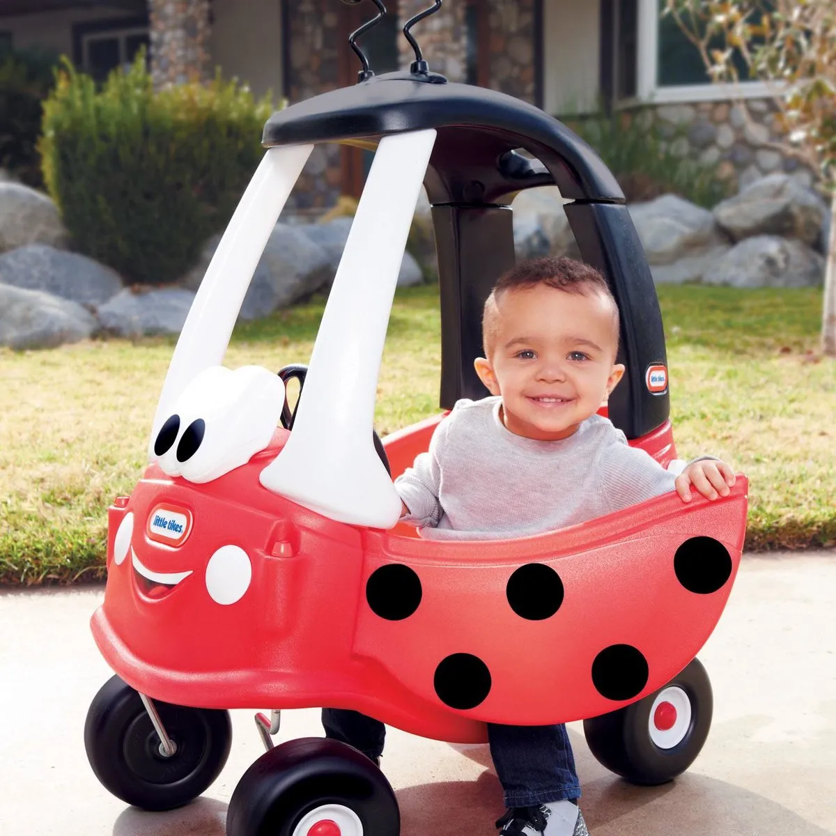 Little Tikes Cozy Coupe Loopauto - 4 Wielen - Rood/Zwart/Wit