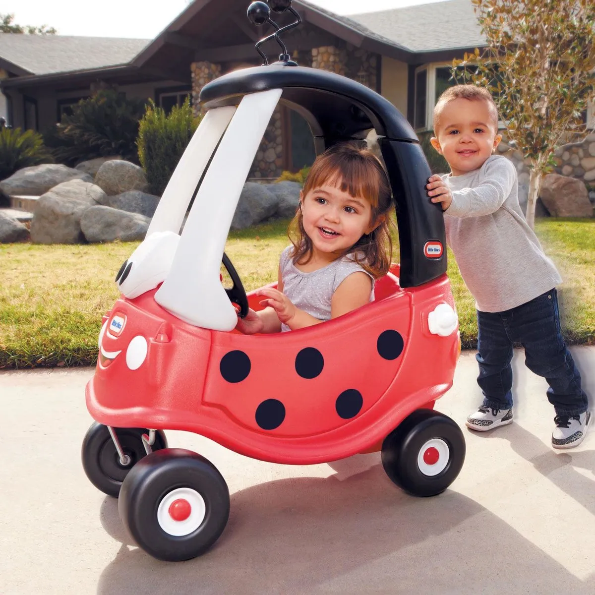 Little Tikes Cozy Coupe Loopauto - 4 Wielen - Rood/Zwart/Wit
