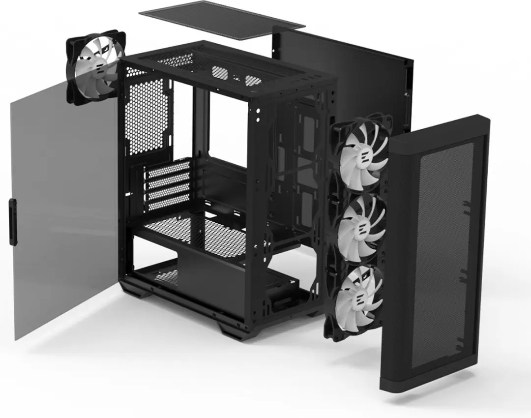Zalman M4 Black Micro-ATX Behuizing - ARGB Ventilatoren - Glaszijde