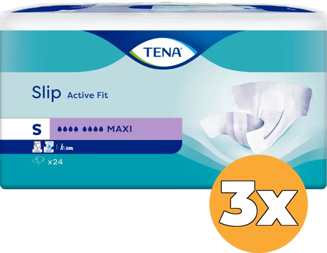 TENA Slip Active Fit Maxi Small - 3x24 Stuks