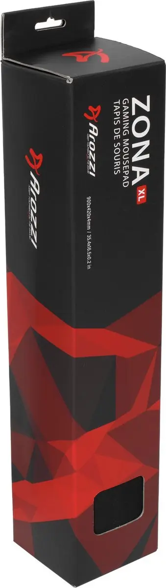 Arozzi Zona Muismat AZ-ZONA-900 - 90x42cm - Zuiver Zwart