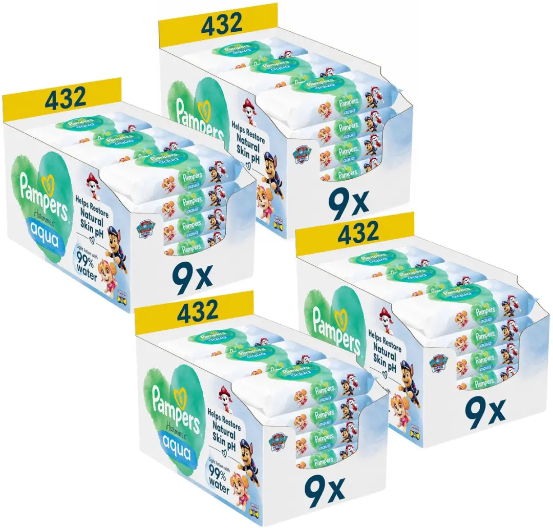 Pampers Harmonie Aqua Billendoekjes Paw Patrol