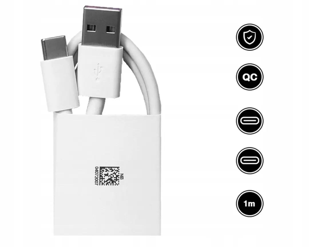 Huawei AP71 USB-C Laadkabel 5A Wit 1m