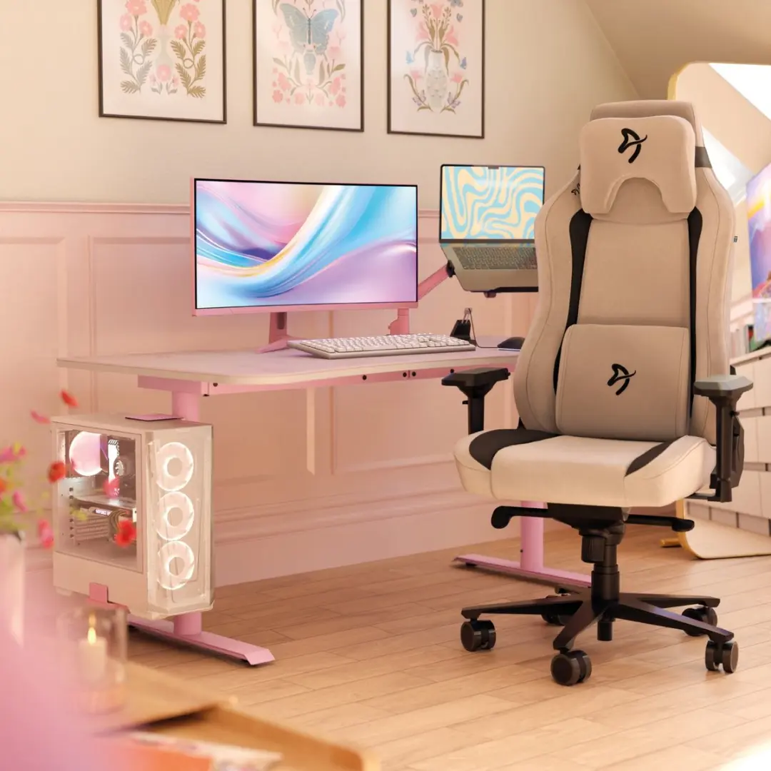 Arozzi Nova 34" Gaming Monitor - Roze - UWQHD 165Hz Curved