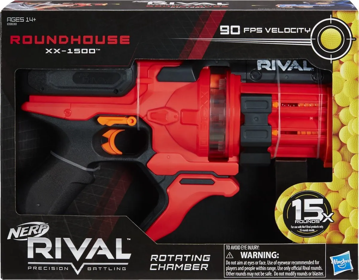 Nerf Rival Roundhouse XX-1500 - Rood