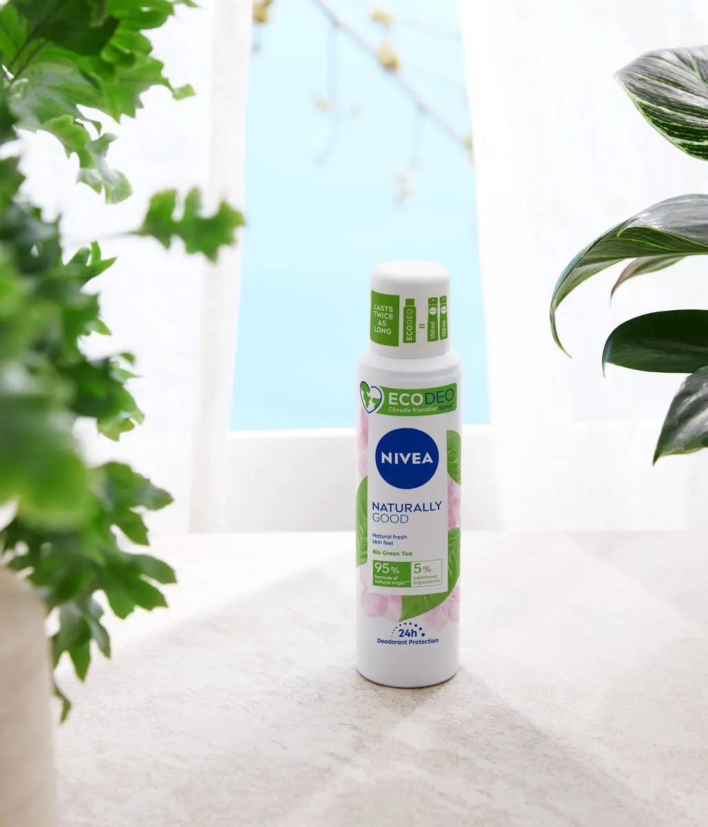 NIVEA Ecodeo Naturally Good Deodorant Spray Groene Thee 6x125ml