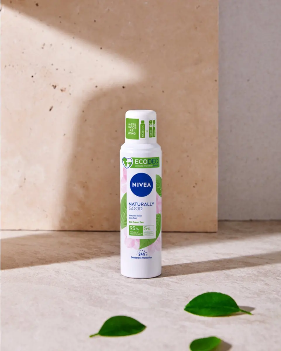 NIVEA Ecodeo Naturally Good Deodorant Spray Groene Thee 6x125ml
