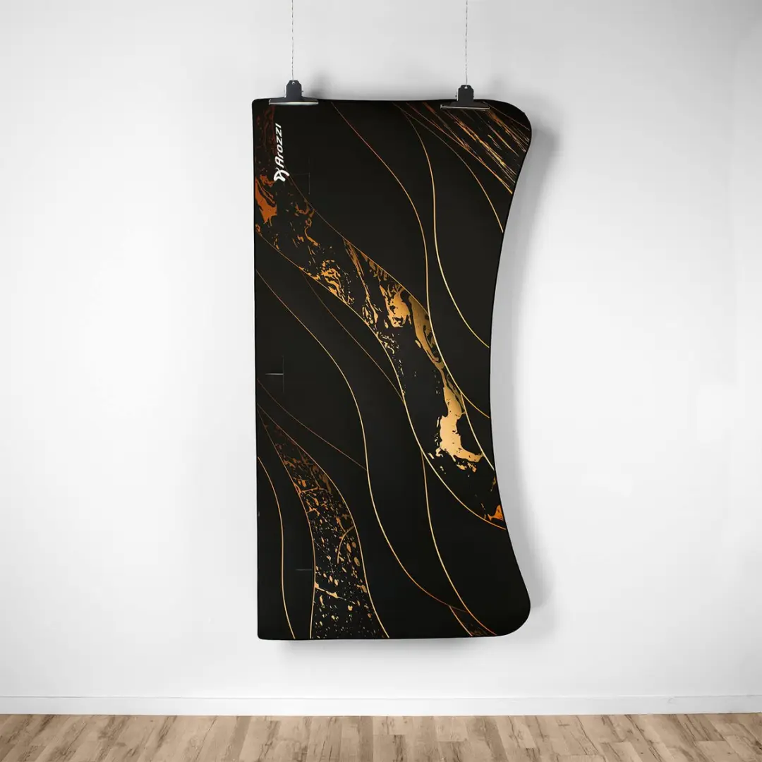 Arozzi Arena Gaming Muismat 160cm - Zwart-Goud