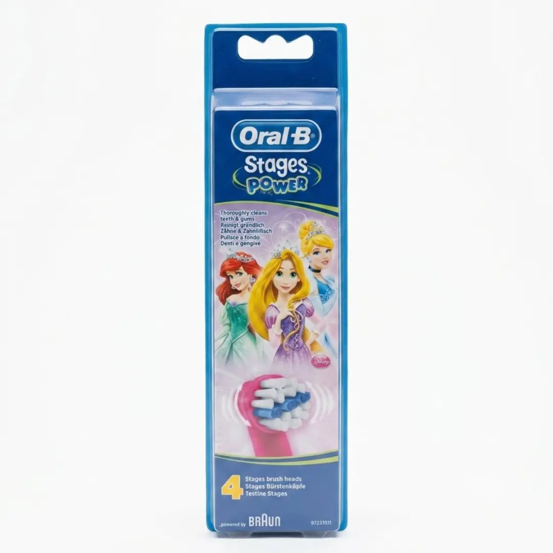 Oral-B Stages Power Disney Princess Opzetborstels - 4 Stuks