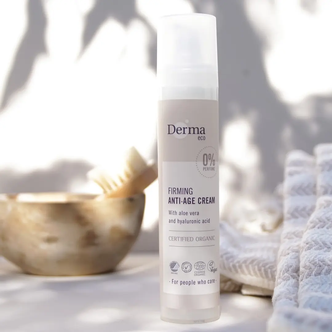 Derma Eco Anti-Age Routine - Serum 30ml + Crème 50ml - Hyaluronzuur & Vitamine E