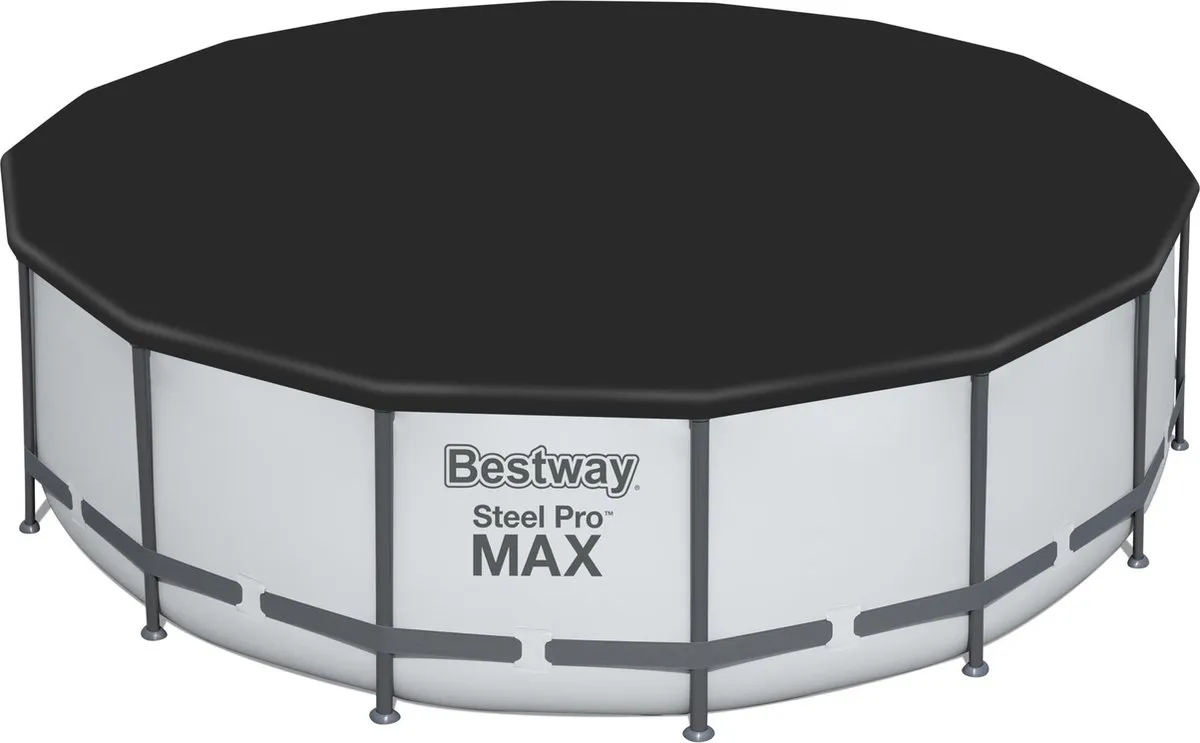 Bestway Steel Pro Max Zwembad 488x122cm - Grijs - afbeelding 4 van 5