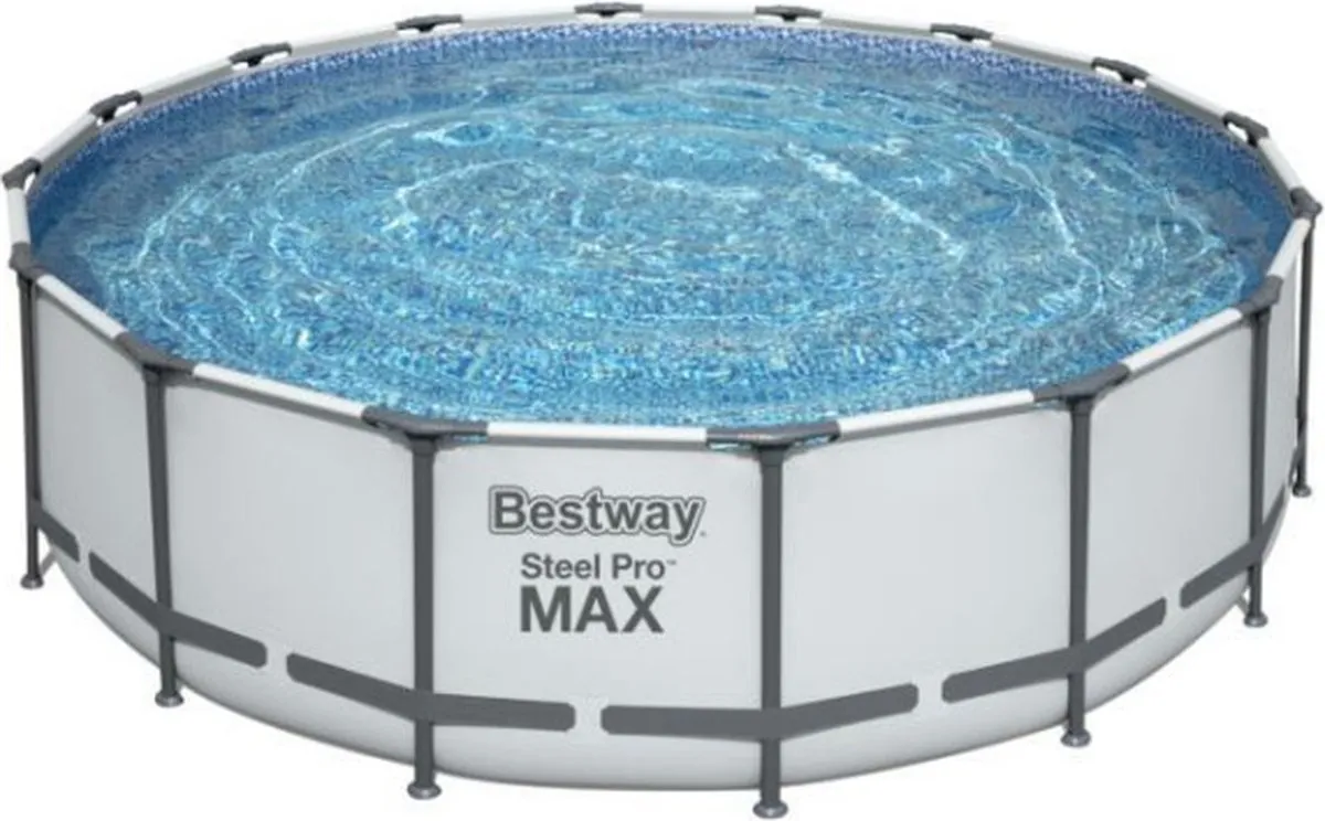 Bestway Steel Pro Max Zwembad 488x122cm - Grijs - afbeelding 5 van 5