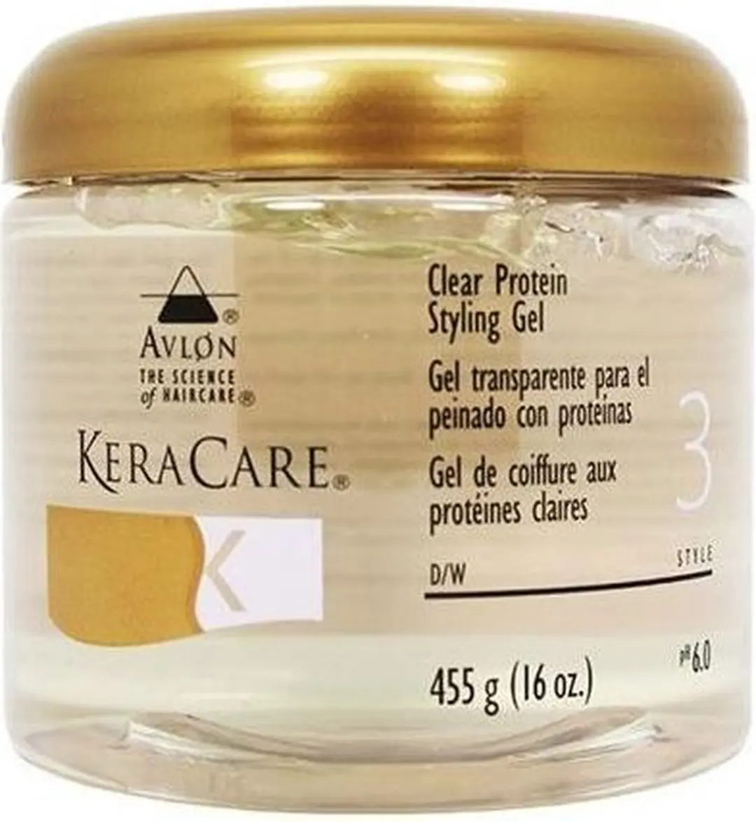 KeraCare Clear Protein Styling Gel 455ml