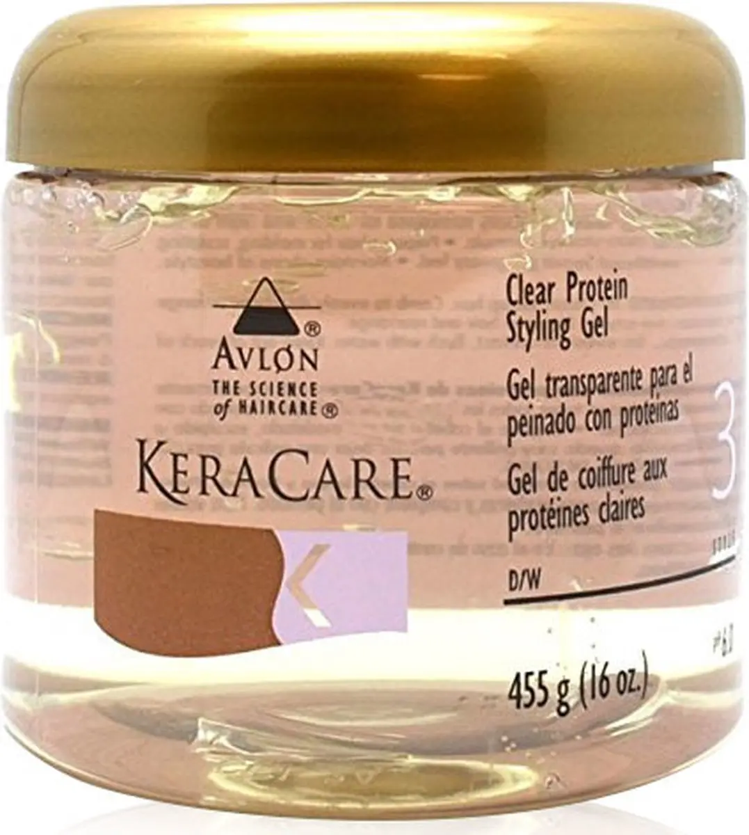 KeraCare Clear Protein Styling Gel 455ml
