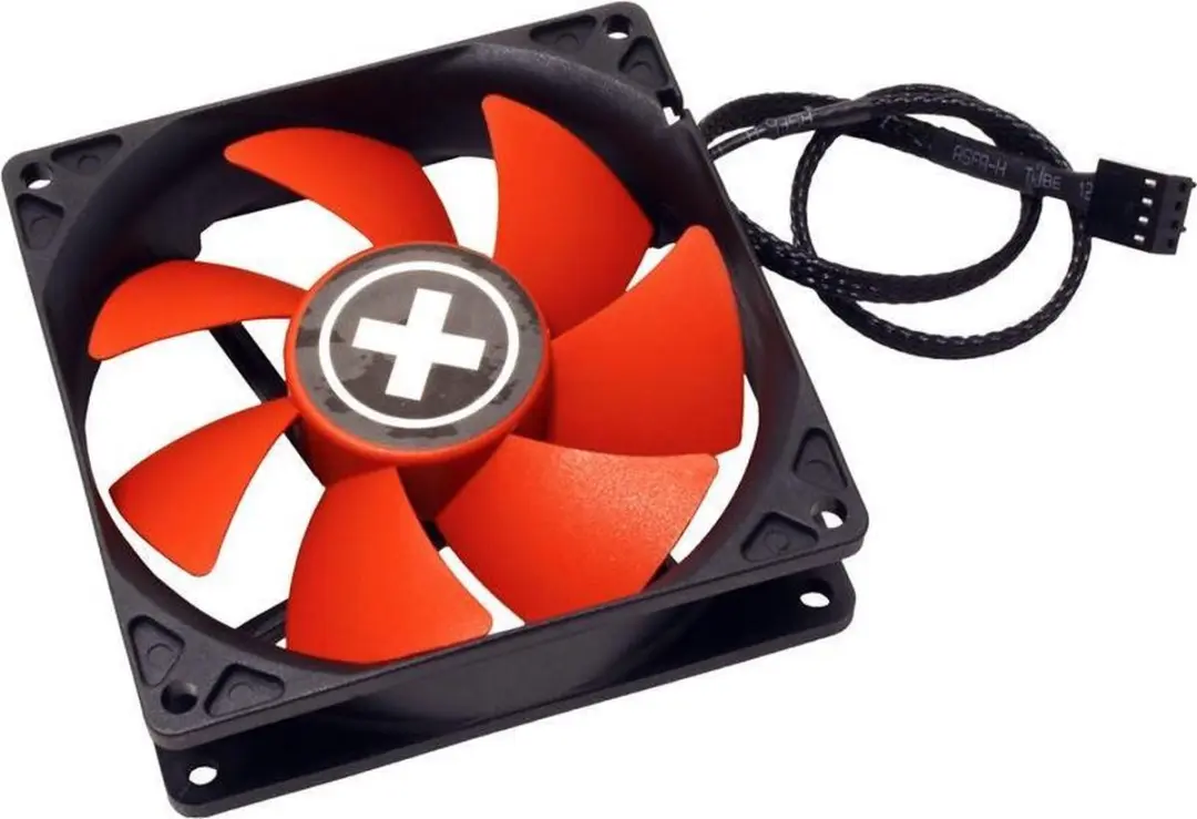 Xilence XPF92.R.PWM Ventilator 9.2cm - Zwart/Rood