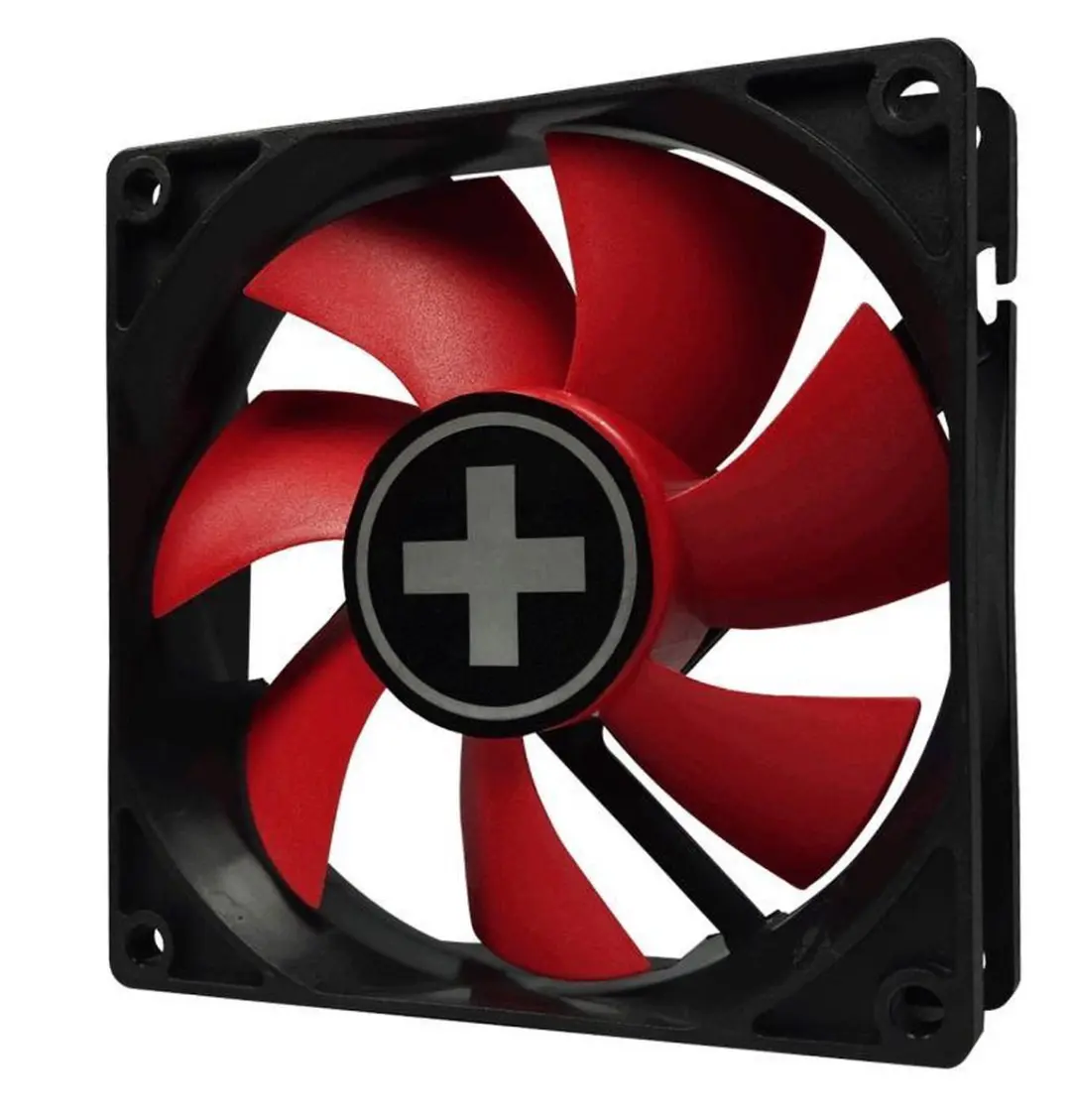 Xilence XPF92.R.PWM Ventilator 9.2cm - Zwart/Rood