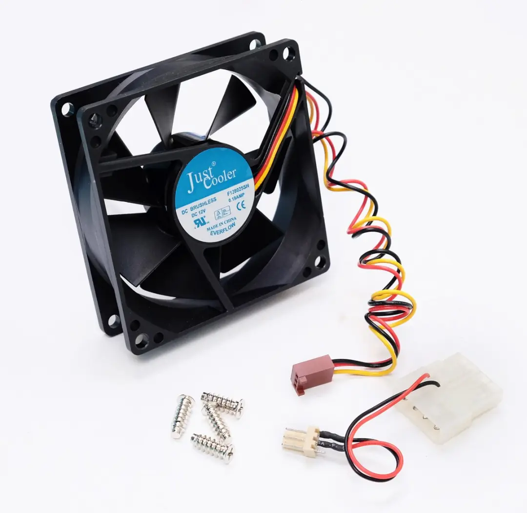 LC Power F128025SH PC Ventilator 80mm - 2 Stuks