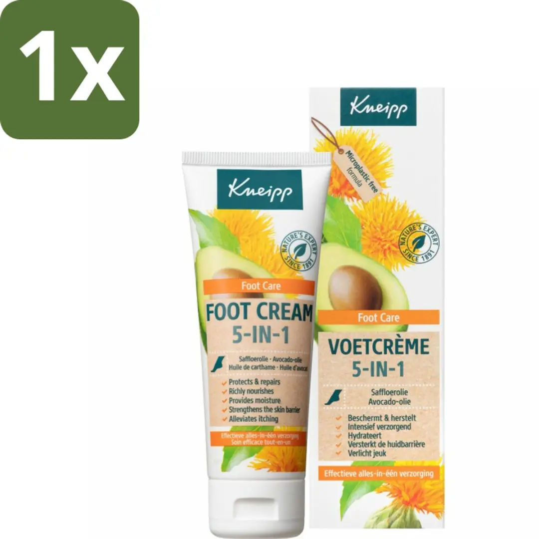 Kneipp Voetcrème 5-in-1 75ml