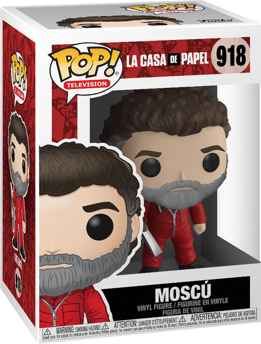 Funko Pop La Casa de Papel Moscow Vinyl Figure 44578