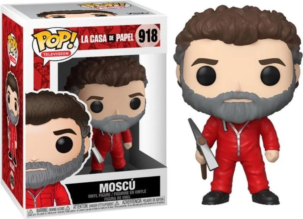 Funko Pop La Casa de Papel Moscow Vinyl Figure 44578