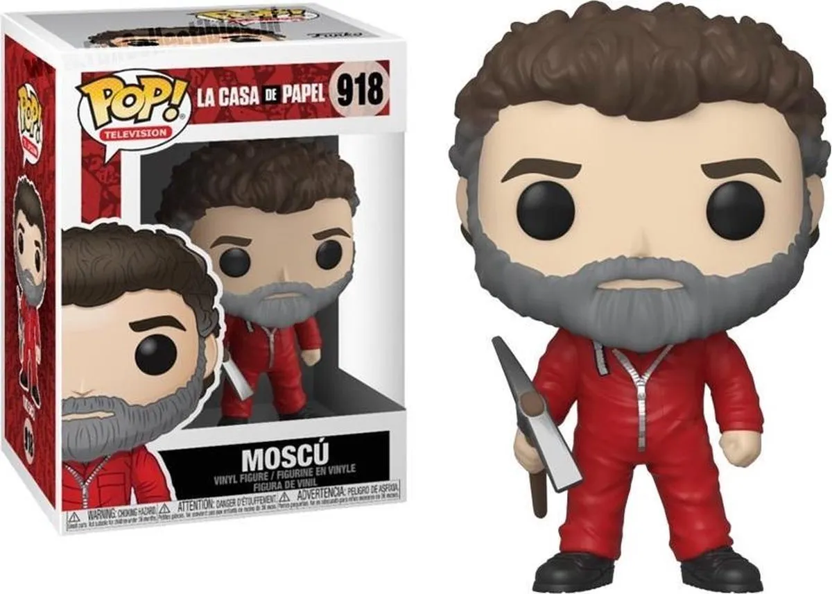 Funko Pop La Casa de Papel Moscow Vinyl Figure 44578