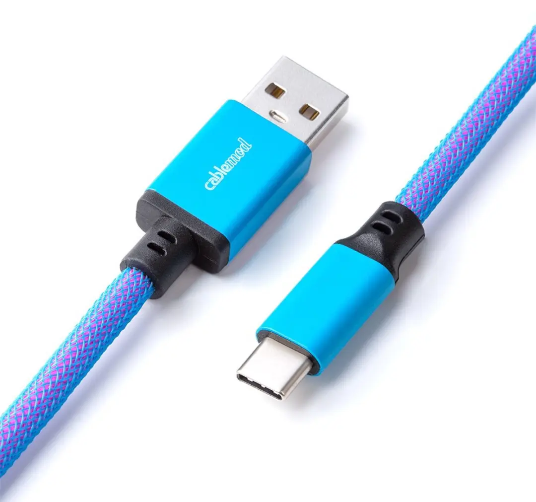 Cablemod CM-CKCA-CLB-ILB150ILB-R USB-kabel 1,5m - Blauw