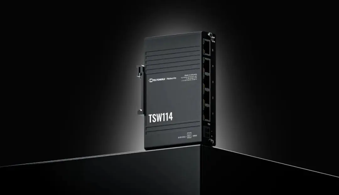 Teltonika TSW114 Ethernet Switch - Zwart